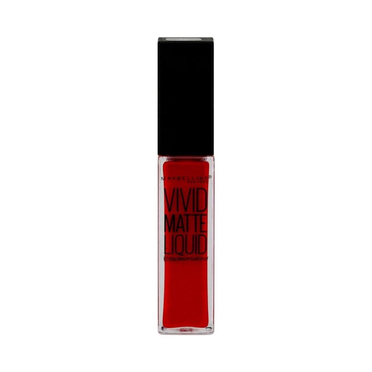 Maybelline Color Sensational Vivid Matte Liquid 35 Rebel Red