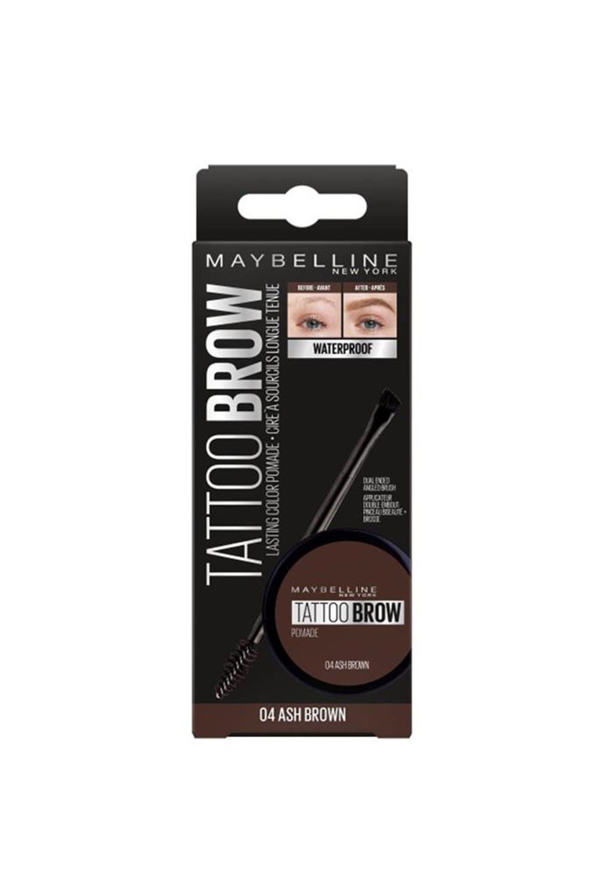 Maybelline New York Tattoo Brow Kaş Pomadı No:04