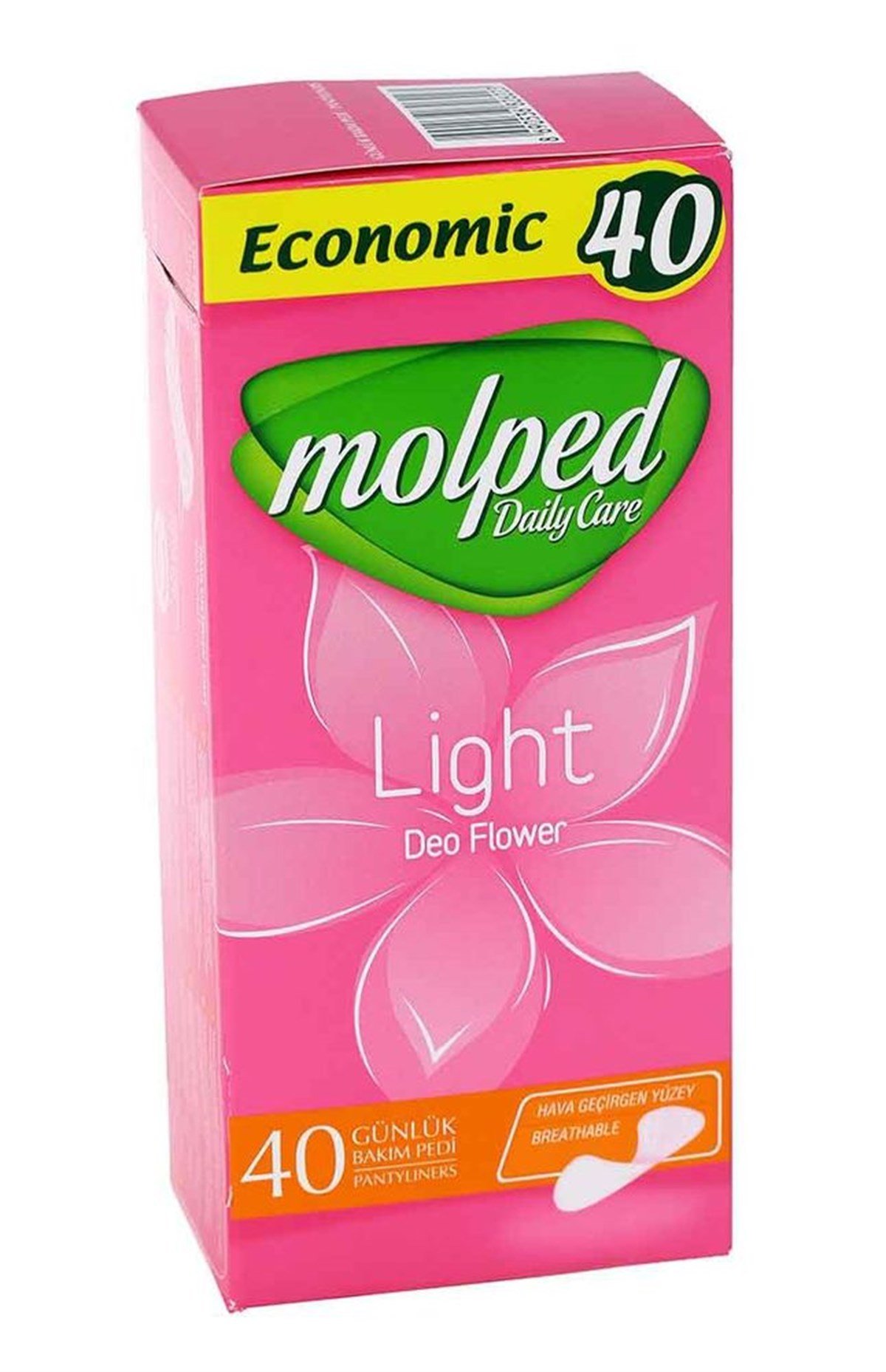 Molped Ekstra İnce Günlük Ped Duş Ferahlığı (40 Adet)