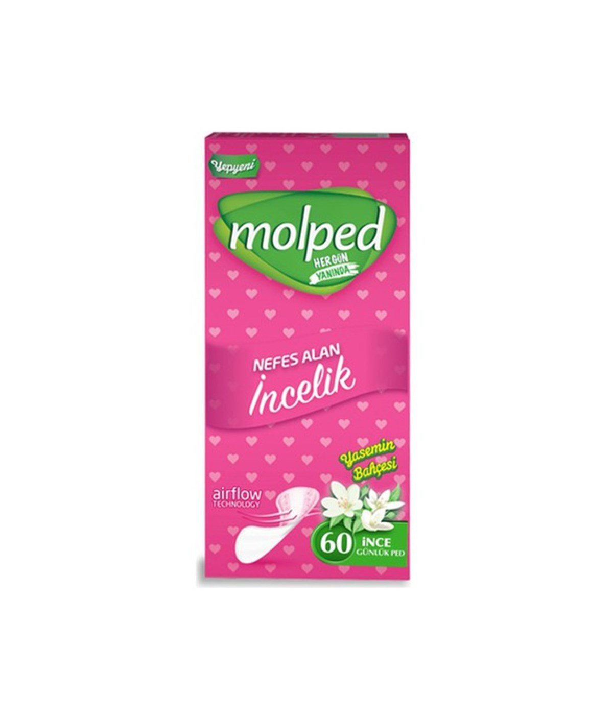 Molped Ekstra İnce Günlük Ped Yasemin Bahçesi (40 Adet)