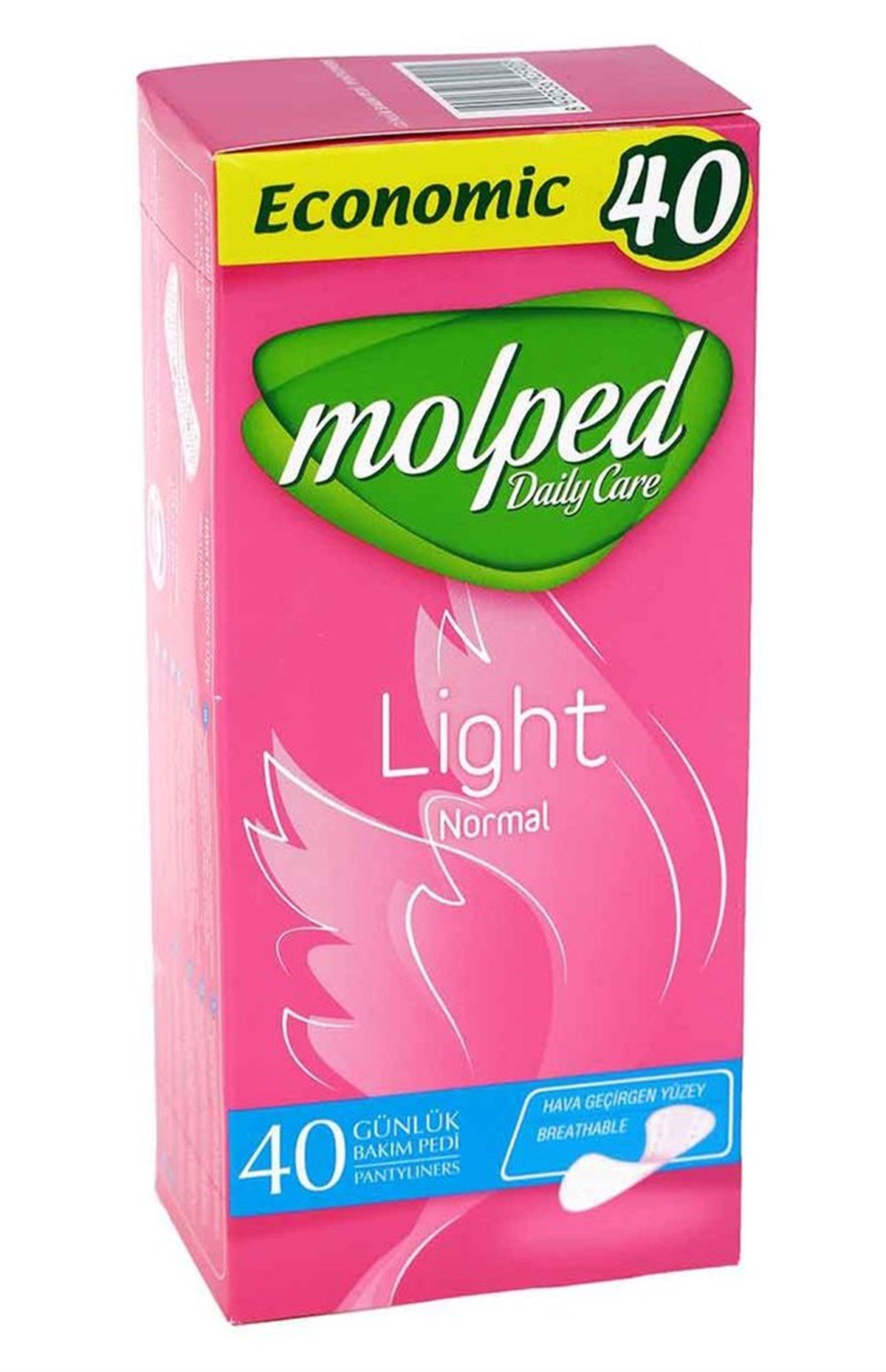 Molped İnce Günlük Ped Parfümsüz (40 Adet)