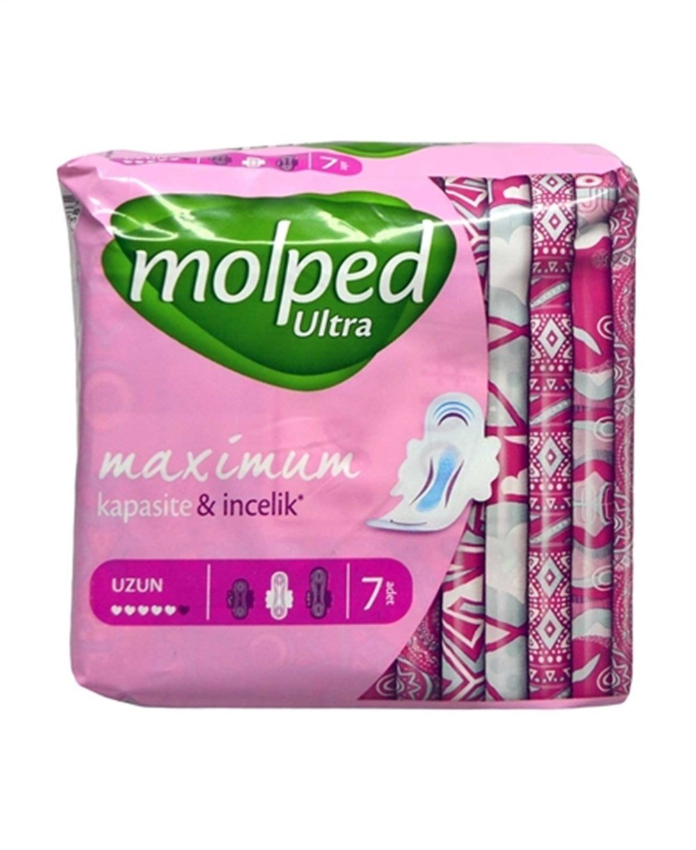 Molped Ultra Hijyenik Uzun 7'li Ped