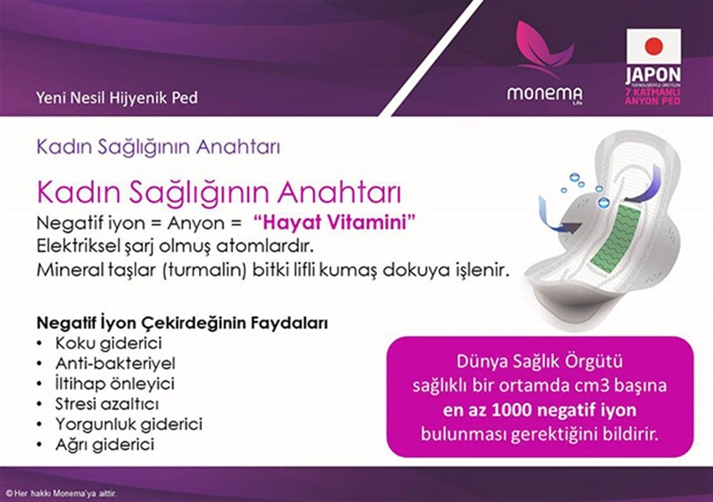 Monema Lady Care Hijyenik Ped Normal 12Li