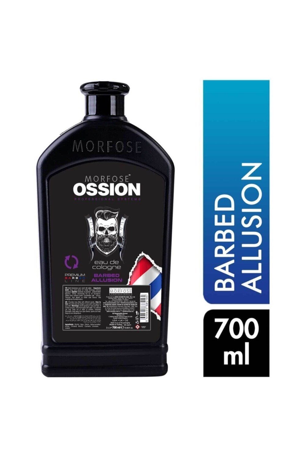 Morfose Ossion Premium Barber Tıraş Kolonyası 700 Ml Barbed Allusion