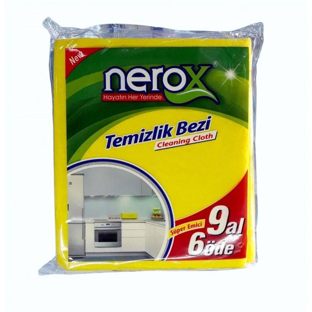 Nerox Temizlik Bezi 9'lu Temizlik Bezi 