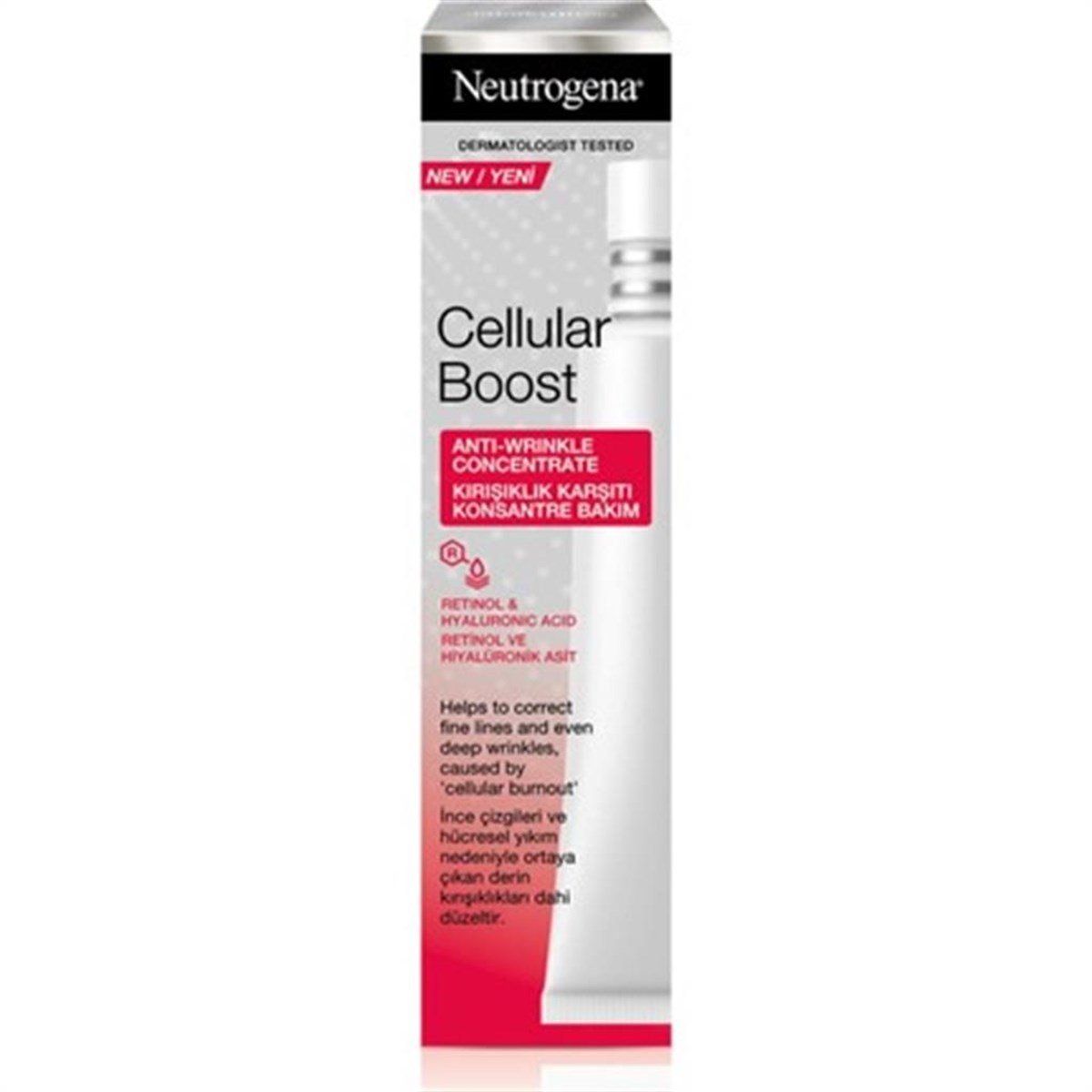 Neutrogena Cellular Boost Kırışıklık Karşıtı Konsantre Bakım Serumu 30 ML