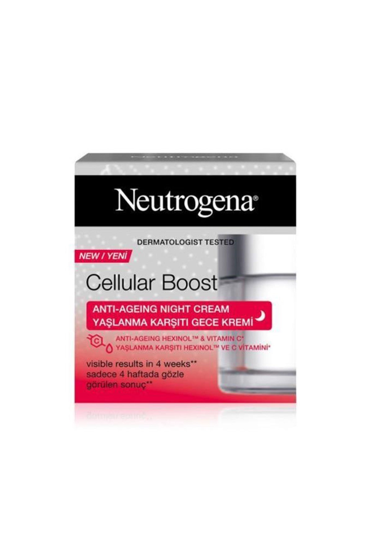 Neutrogena Cellular Boost Yaşlanma Karşıtı Gece Kremi 50 ML