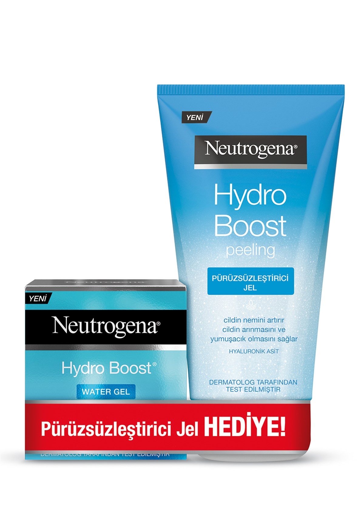 Neutrogena Hydro Boost Cilt Bakım Seti(Yüz Kremi+Peeling Jel)