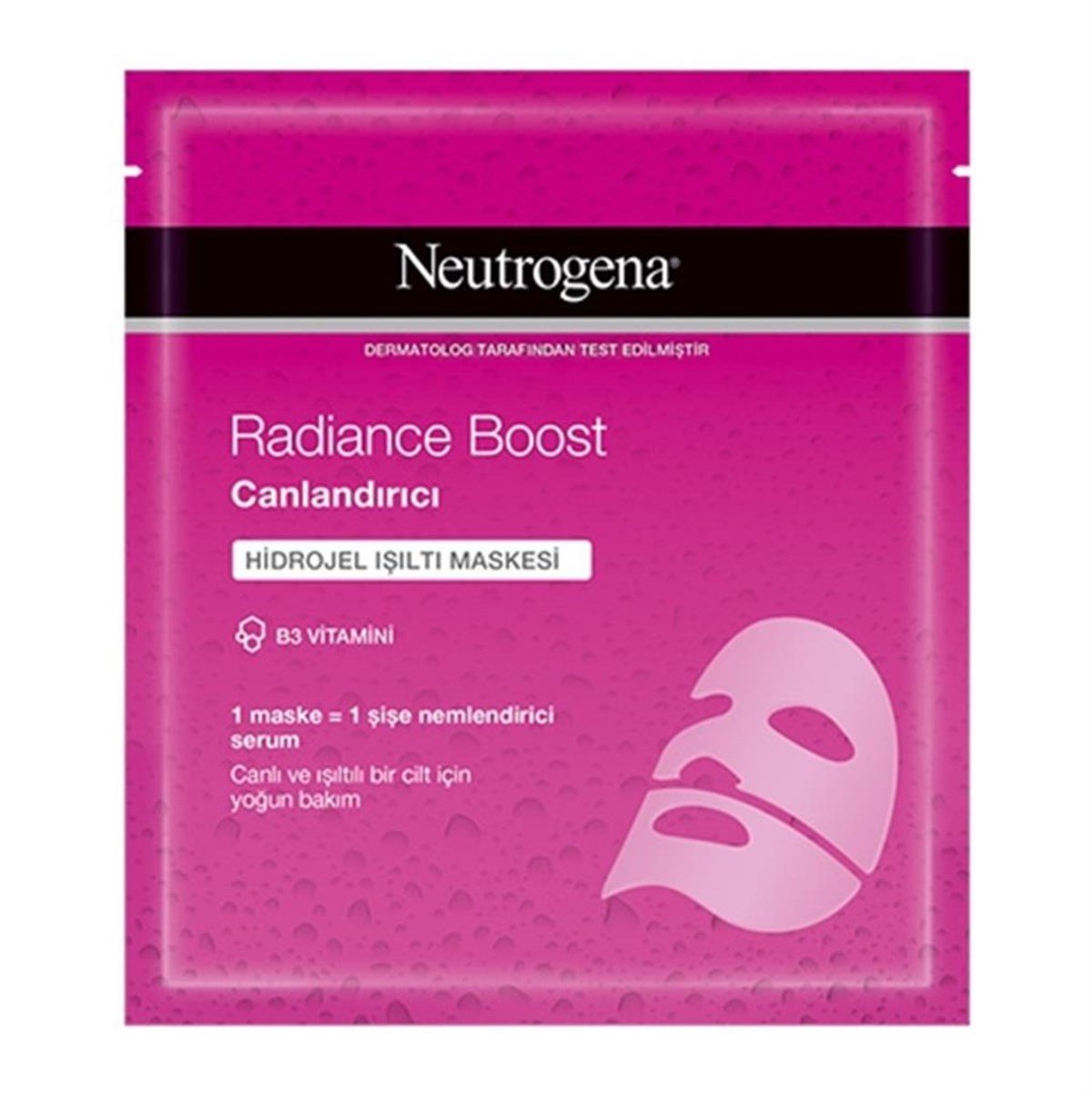 Neutrogena Radiance Boost Canlandırıcı Hidrojel Işıltı Maskesi
