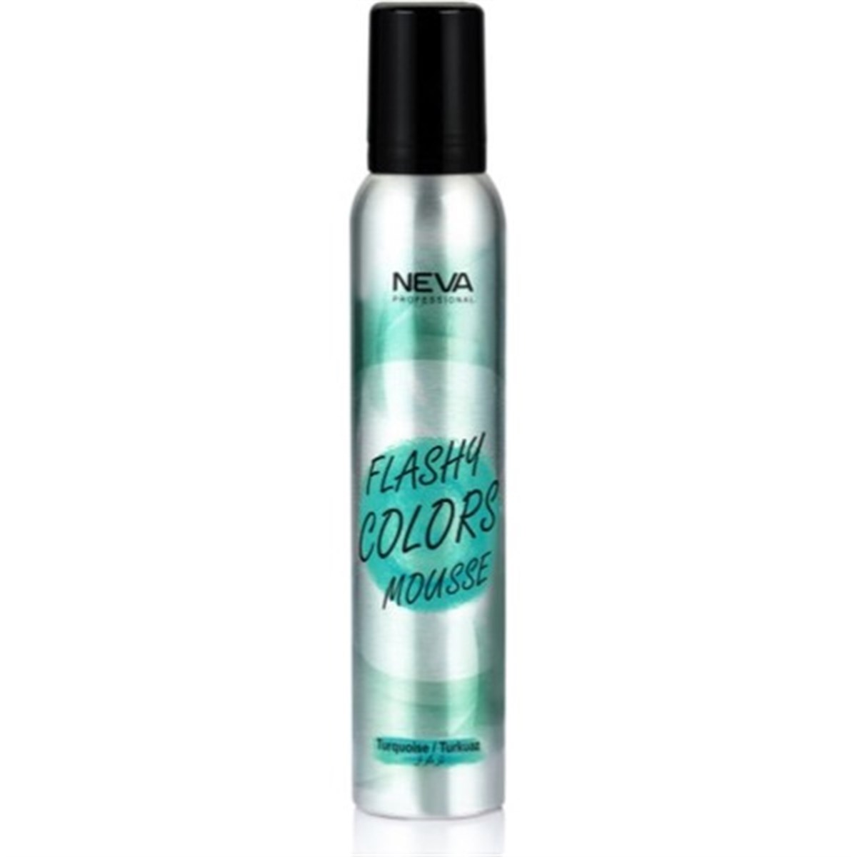 Neva Flashy Colors Renklendirici Saç Köpüğü 200 Ml Turkuaz