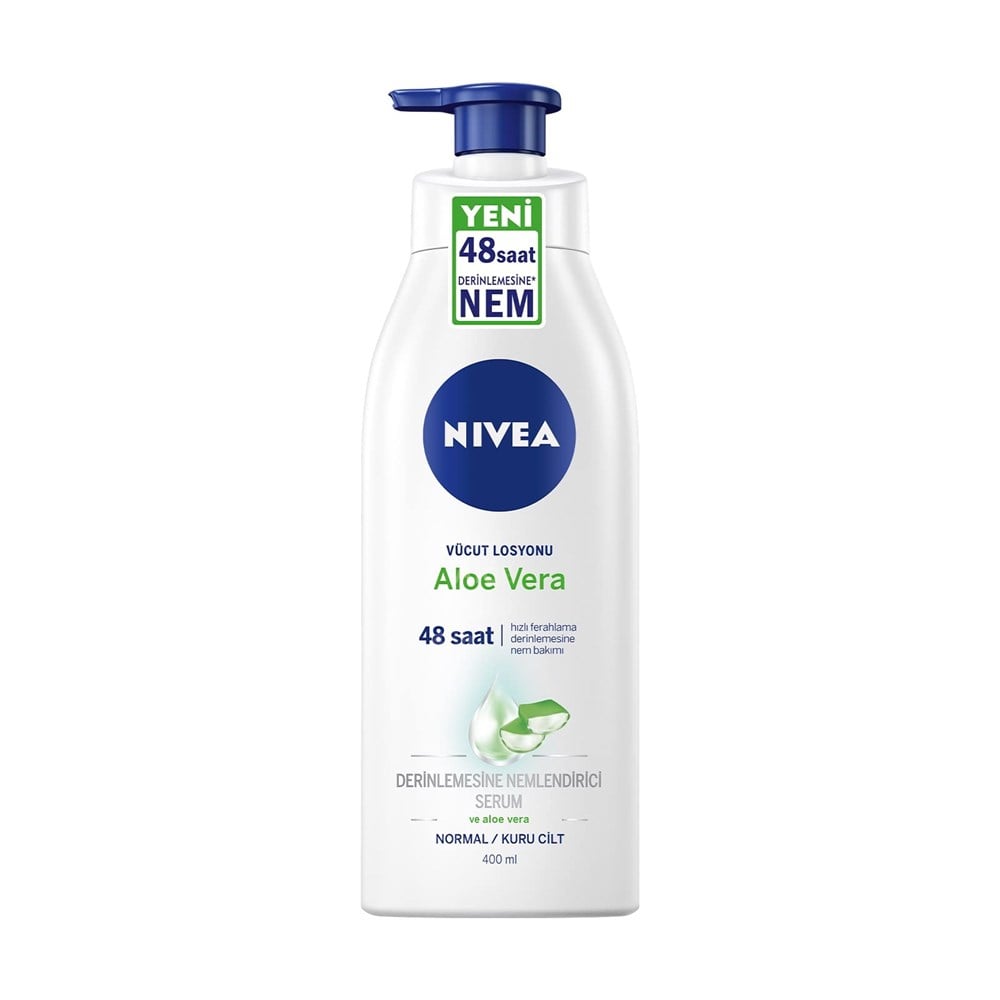 Nivea Aloe Vera Vücut Losyonu Normal ve Kuru Cilt 400 Ml