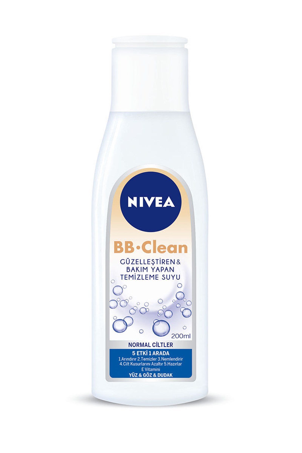 Nivea BB Clean Güzelleştiren & Bakım Yapan Temizleme Suyu Normal Ciltler 200 Ml