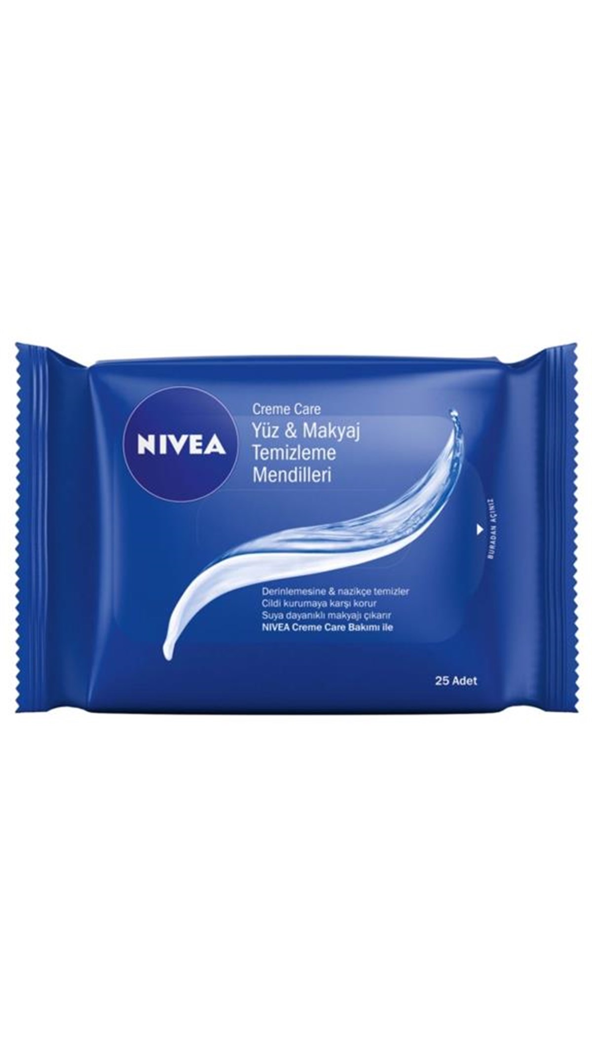 Nivea Creme Care Yüz Makyaj Temizleme Mendili 25 Adet