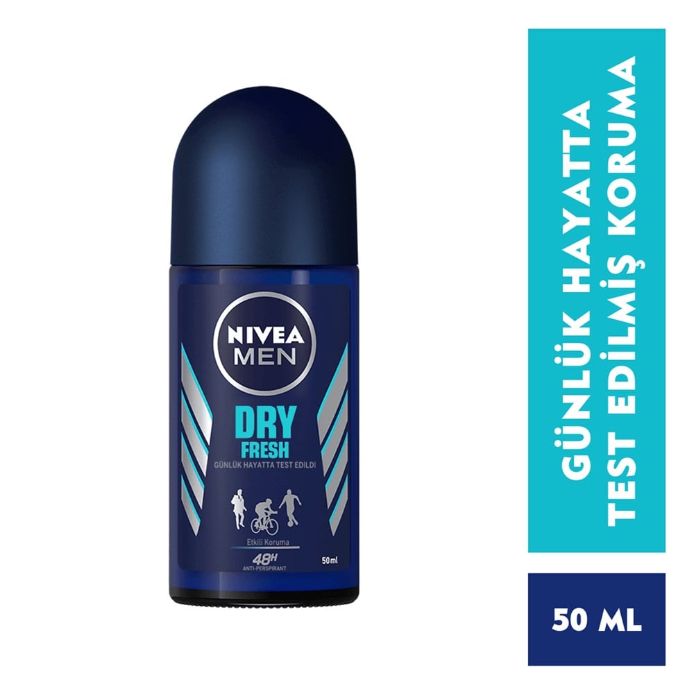 Nivea Dry Fresh Roll-On Deodorant 50 Ml Erkek