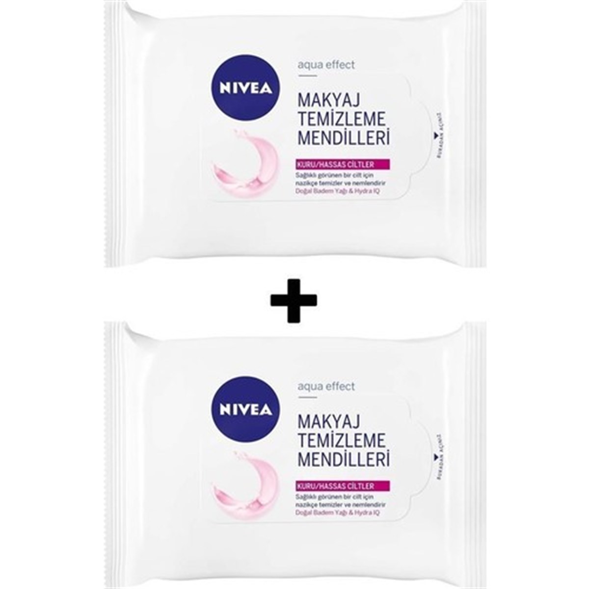 Nivea Makyaj Temizleme Mendili Kuru Hassas Cilt 25x2 Adet