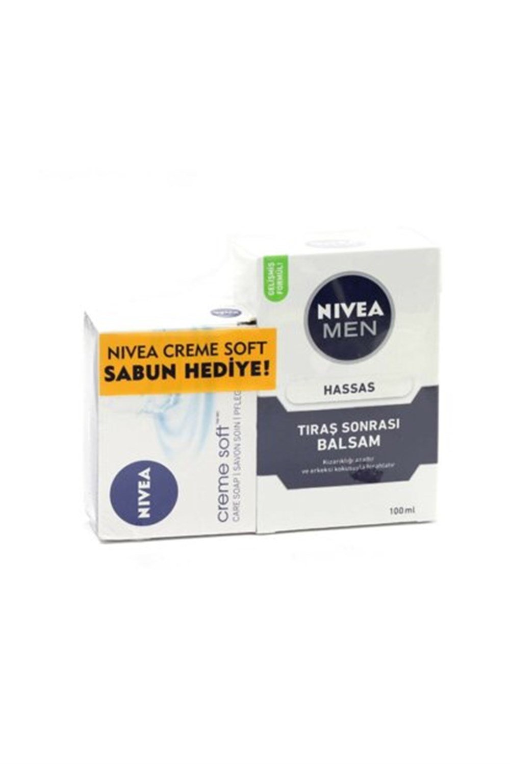 Nivea Men Hassas Tıraş Sonrası Balsam 100 ML + Creme Soft Sabun 100 ML
