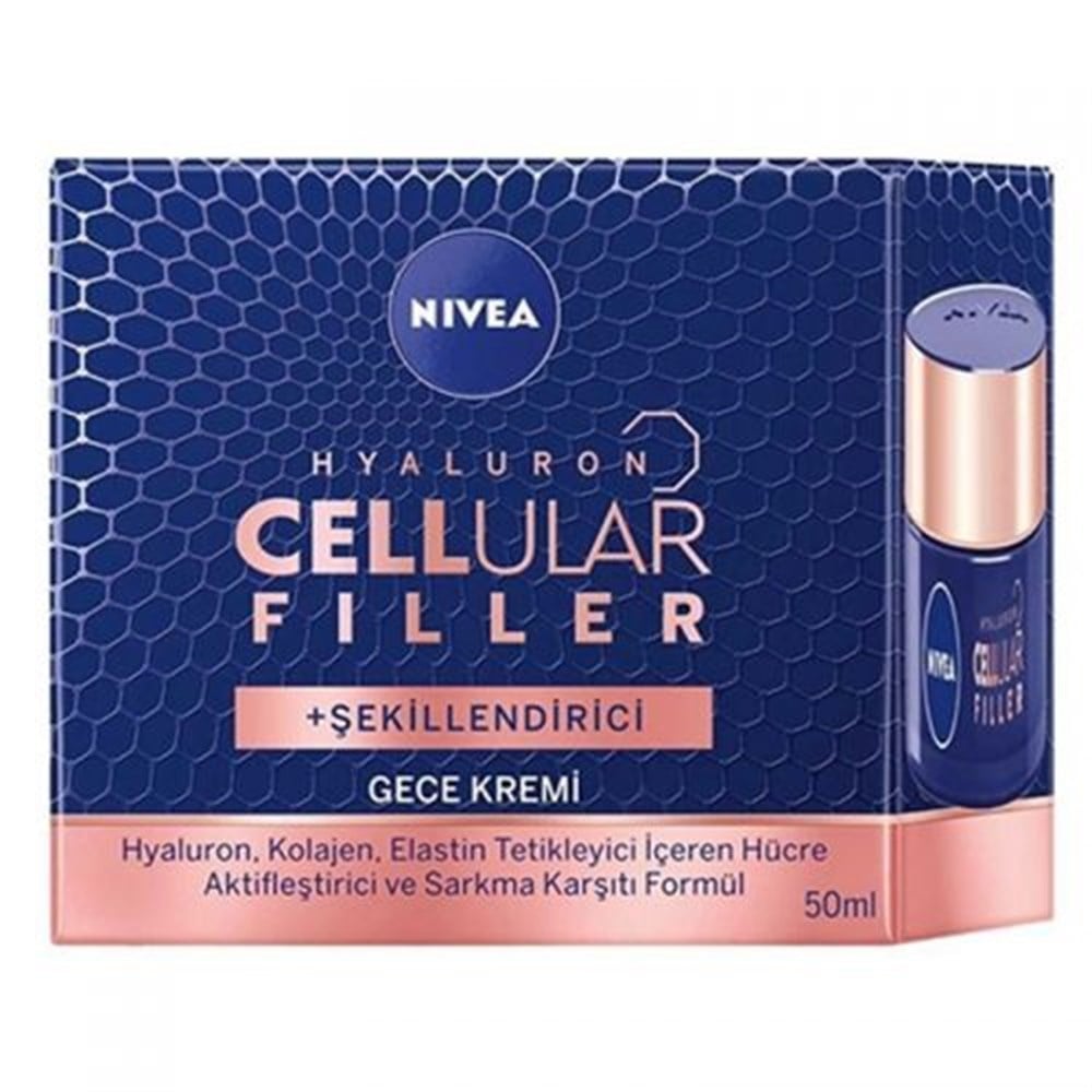 Nivea Nfc Hyaluran Cell Gece Kremi 50 Ml