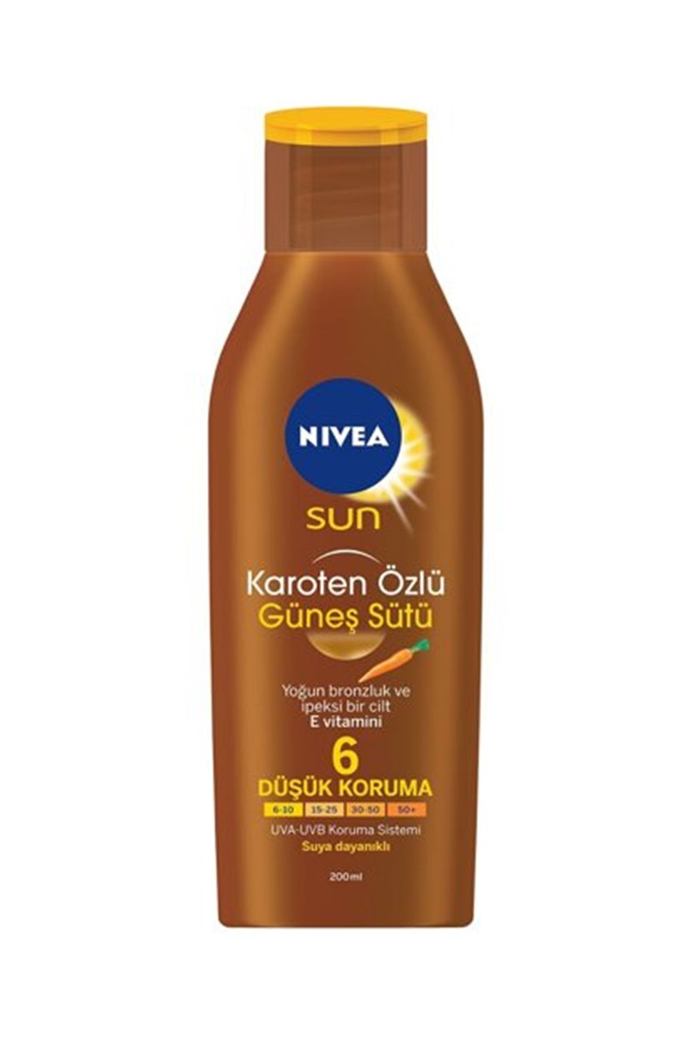 Nivea Sun Lotion Karoten Özlü Spf6 200 Ml