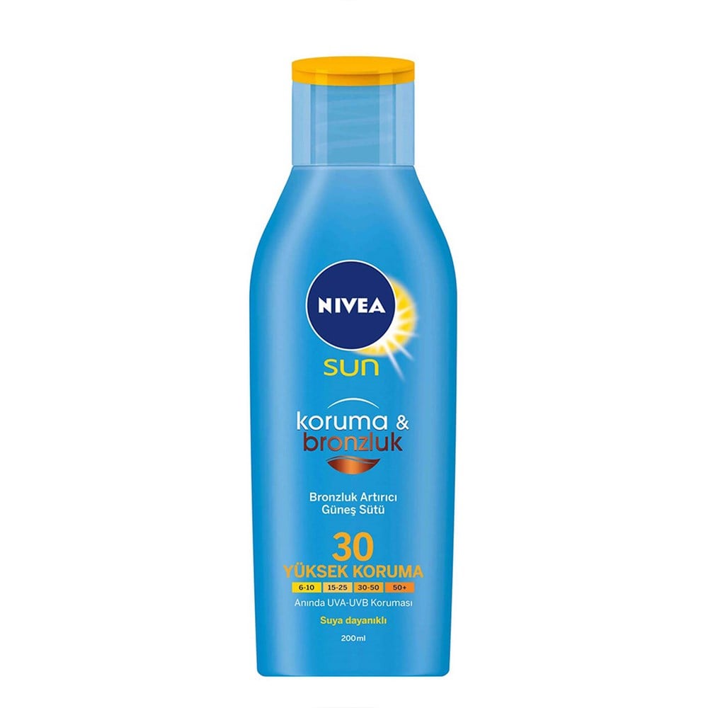 Nivea Sun Protect & Bronze Güneş Sütü Spf 30 200 Ml