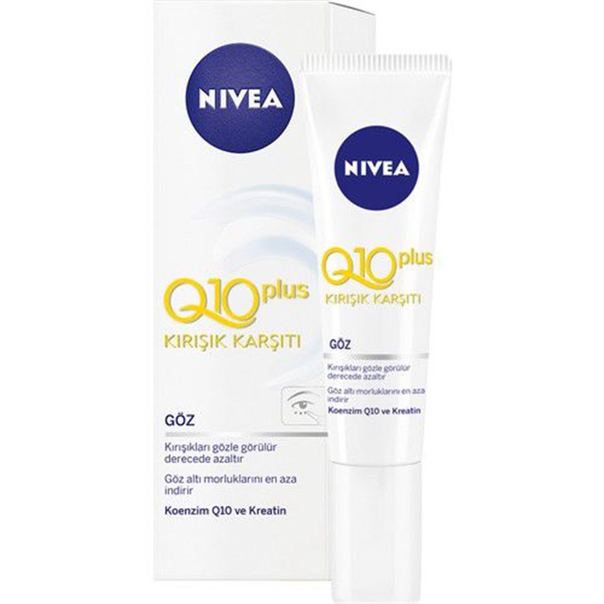 NIVEA VISAGE Q10 PLUS 15ML BAKIM KREM GOZ KIRISIK KARSITI