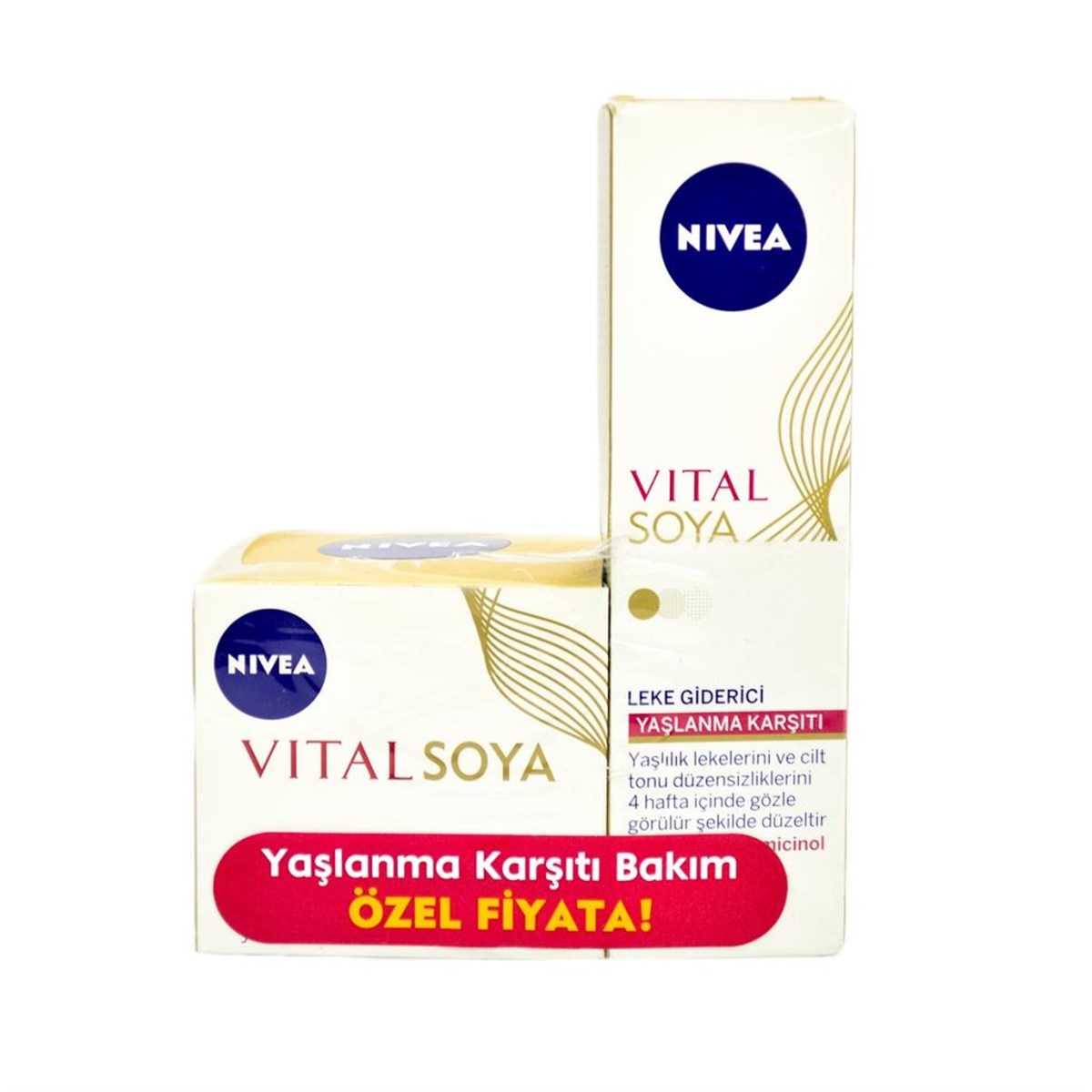 Nivea Visage Set Vital Soya Gündüz Krem 50 ML + Leke Giderici