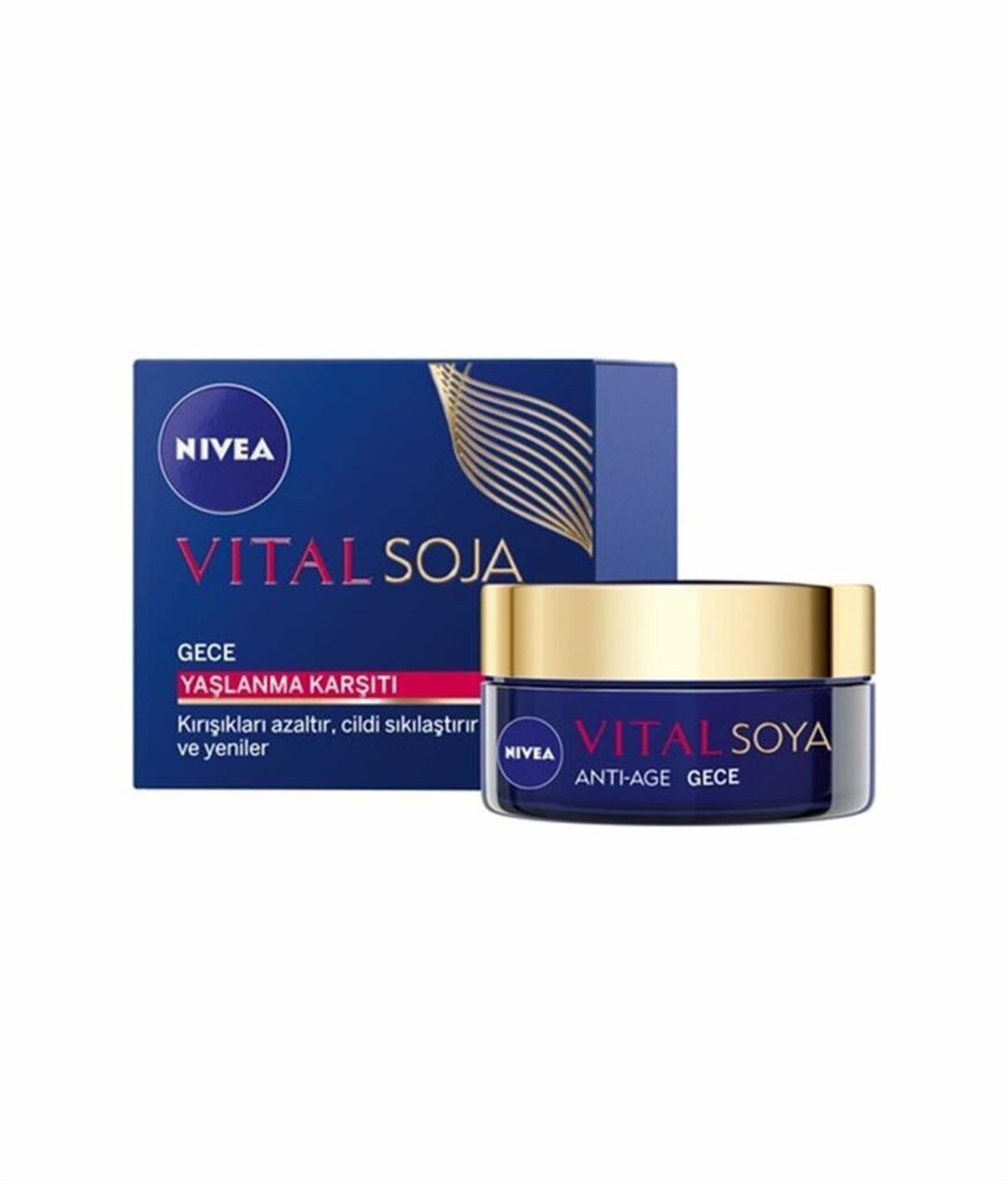 Nivea Vital Soya Yaşlanma Karşıtı Gece Kremi 50 Ml