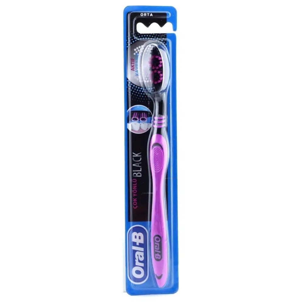 Oral-B Black Çok Yönlü Diş Fırçası Orta