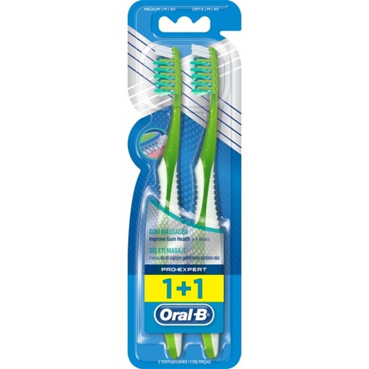 Oral B Diş Diş Fırçası Pro Expert 1+1 Masaj