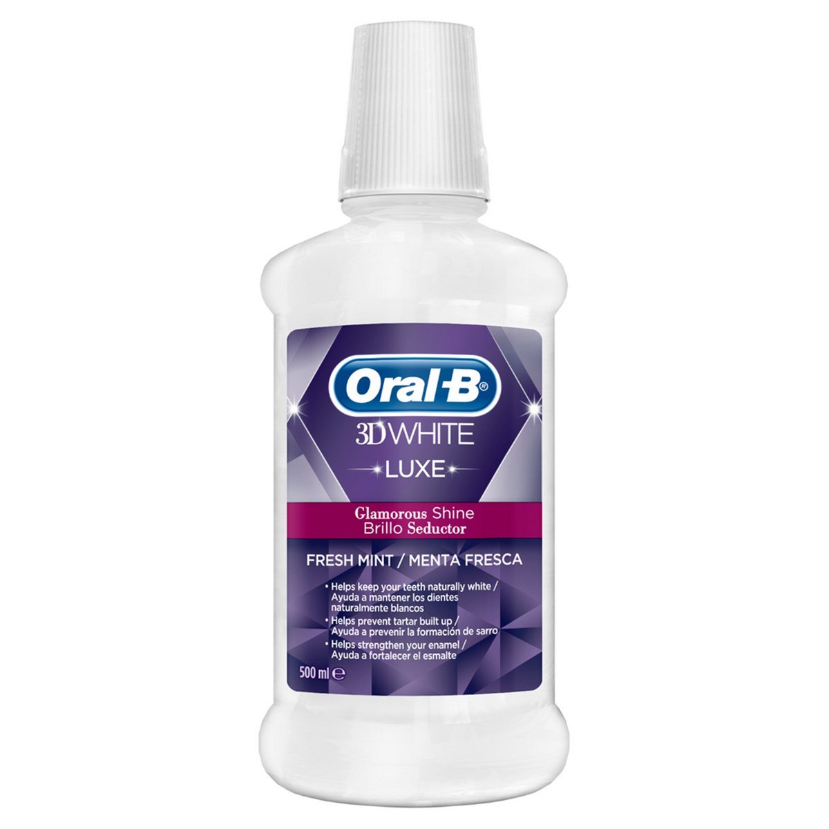 ORAL-B GARGARA 500 ML 3 D WHITE LUXE
