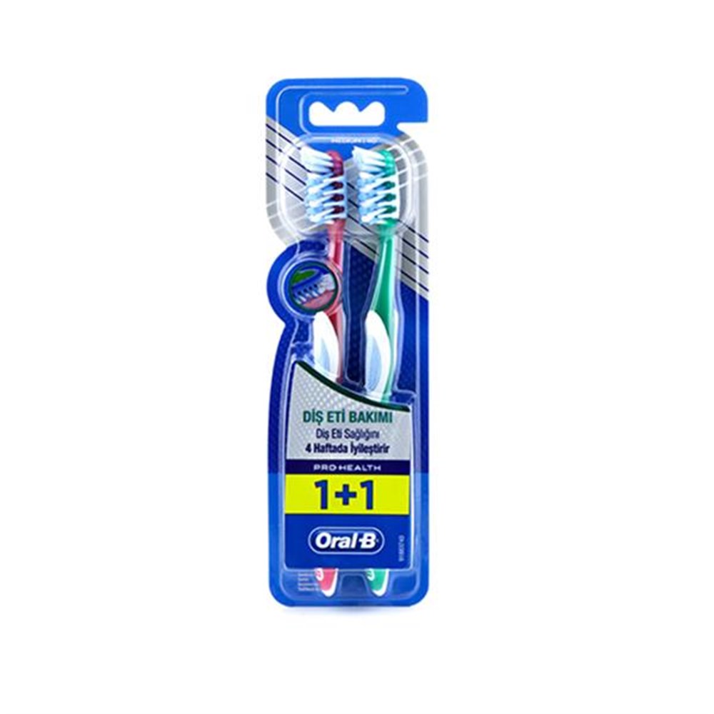 Oral B Pro Health Diş Fırçası Diş Eti Bakım 1+1