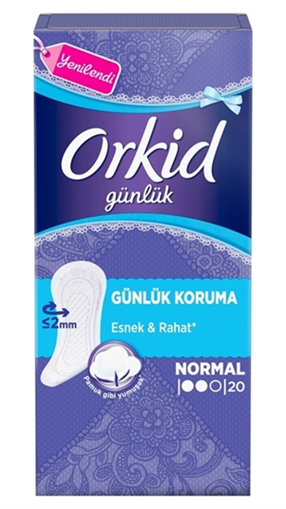 ORKID GUNLUK PED NORMAL PAKET 20'LI