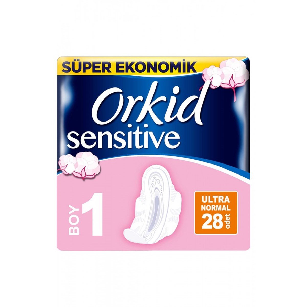 Orkid Hijyenik Ped Sensitive Annekız Kanatlı Normal 28'Li