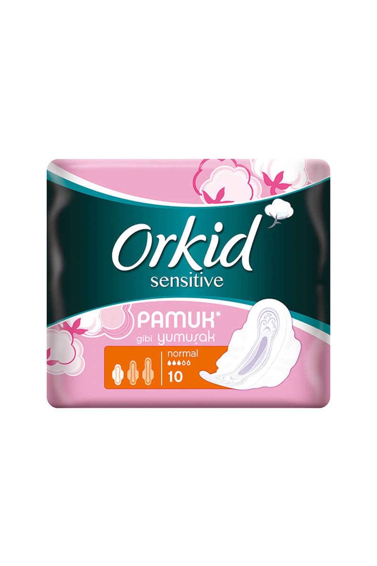 Orkid Sensitive Pamuk Gibi Yumuşak Normal 10'lu
