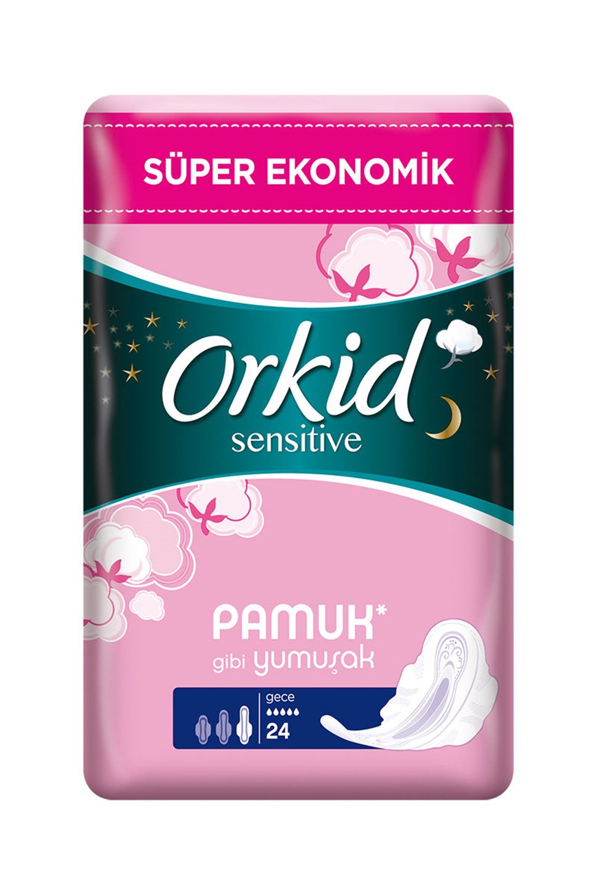Orkid Ultra Sensitive Süper Eko Gece 24'lü