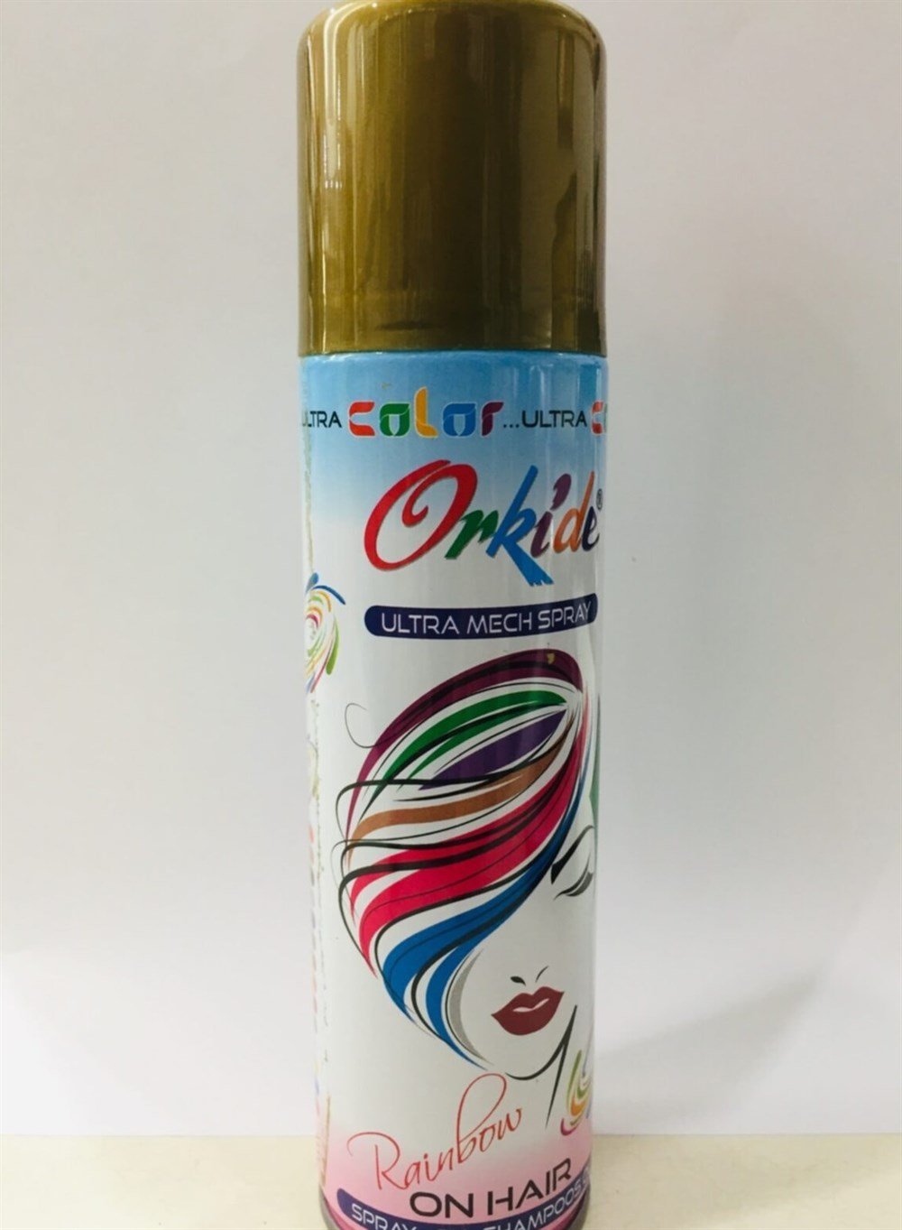 Orkide 150 Ml Renkli Saç Spreyi Hardal