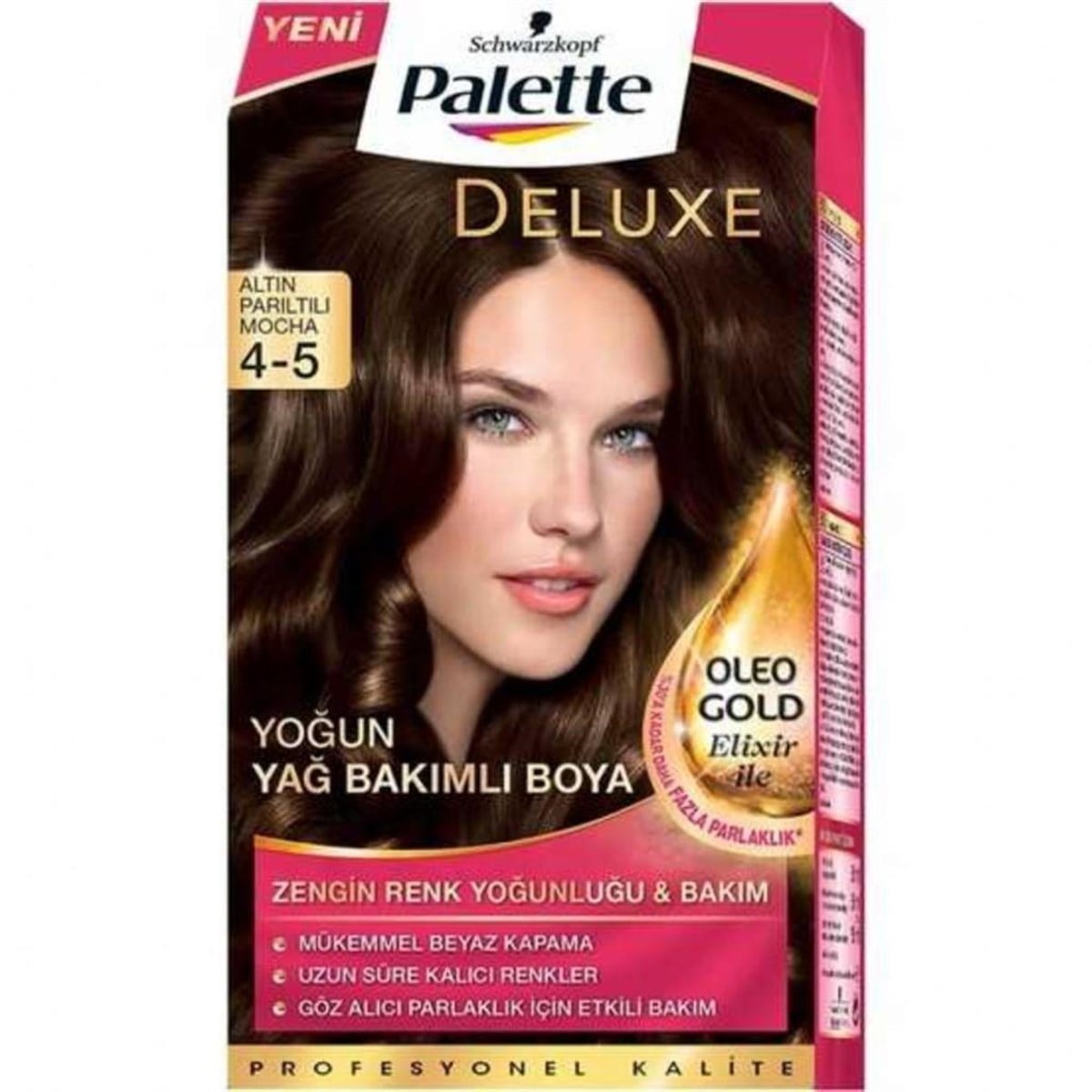 Palette Deluxe 4.5 Altin Kahve Saç Boyası 50 ML