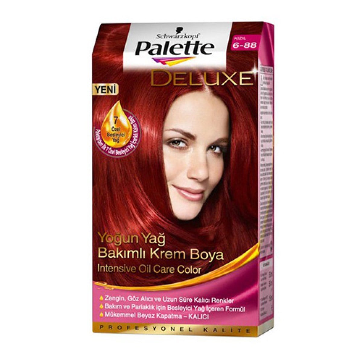Palette Deluxe Set Saç Boyası 6.88 Kızıl