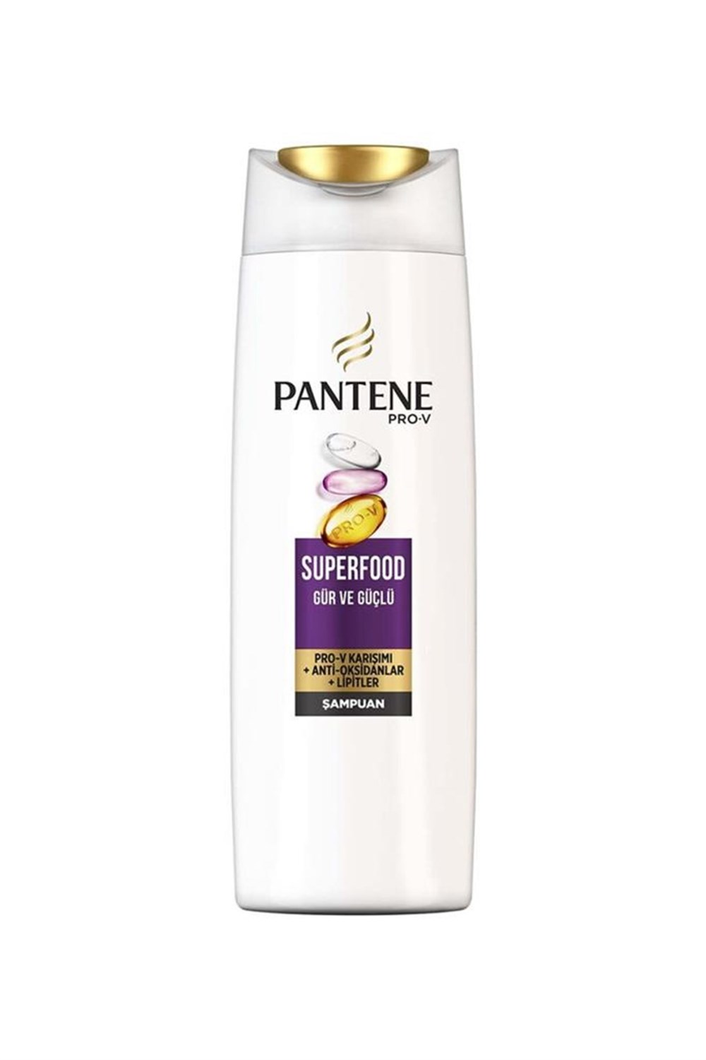 Pantene Şampuan Superfood Gür ve Güçlü 470 ml