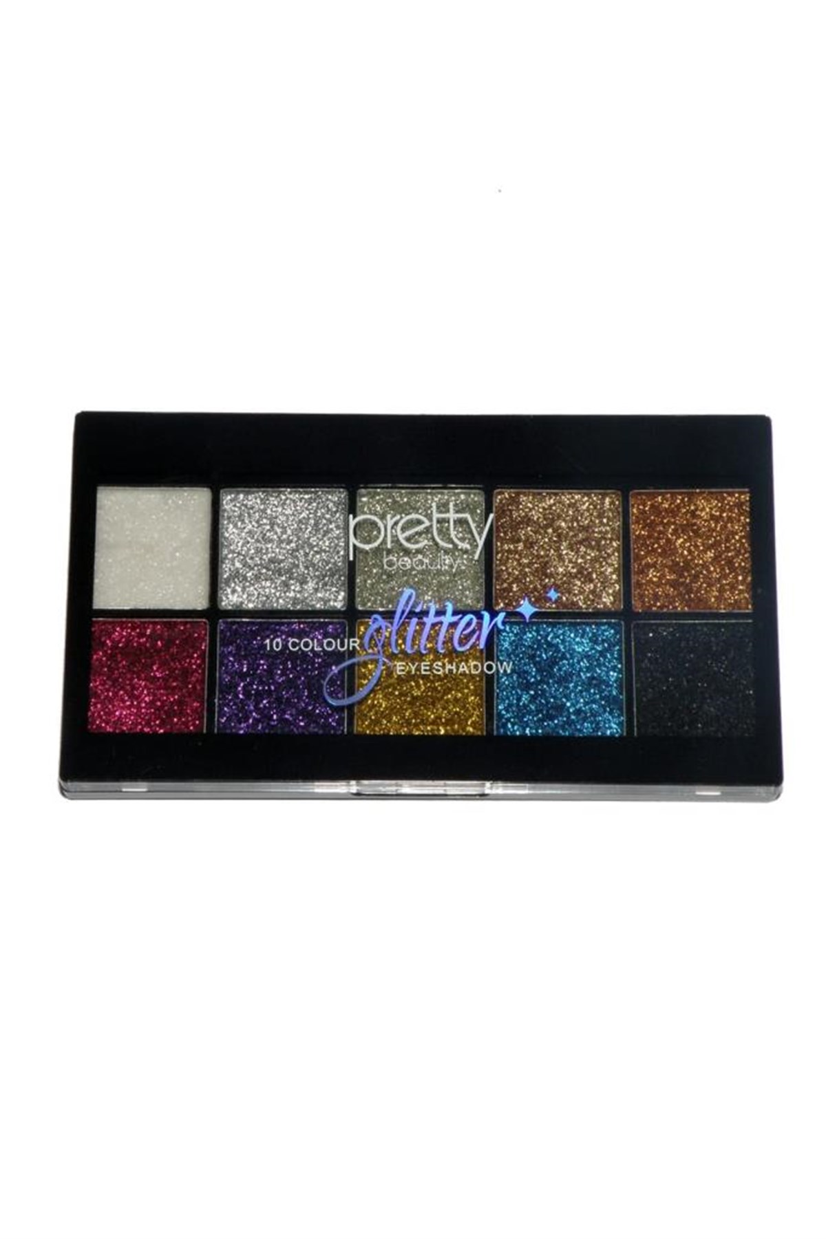 Pretty Beauty10'lu Far Paleti Glitter Eyeshadow Simli Far