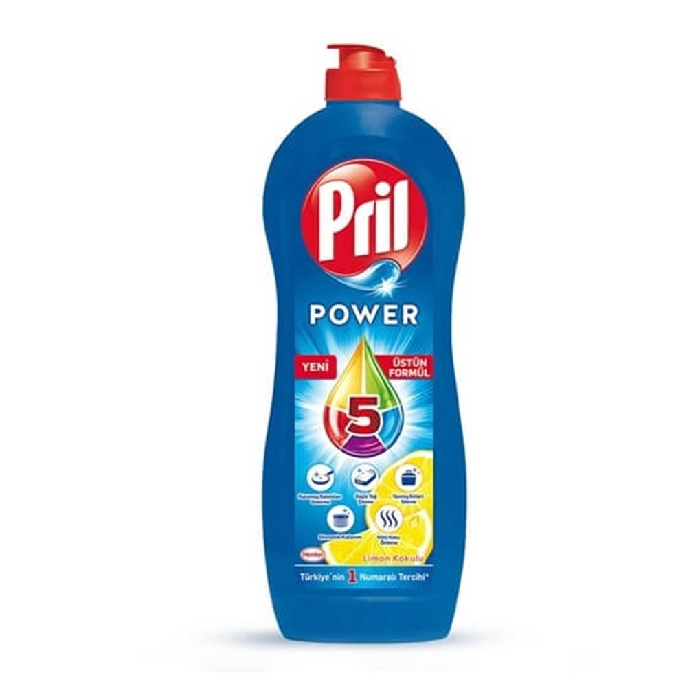 Pril Bulaşık Deterjanı 3'Lü Güç 675 ML Limon