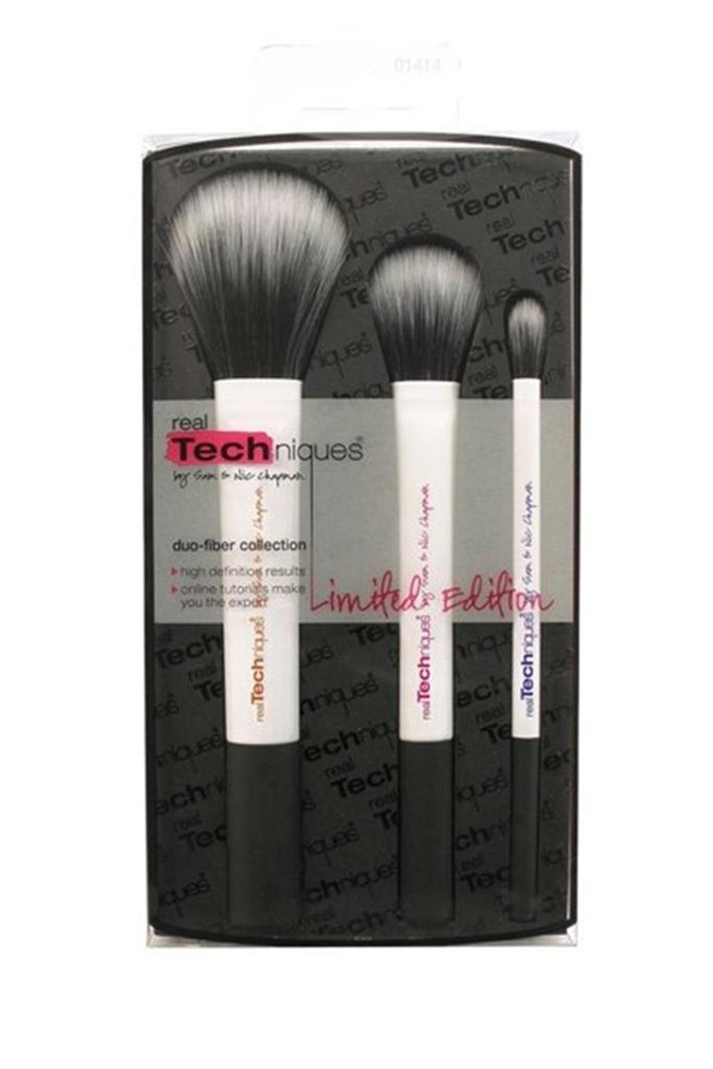 Real Technigues Duo Fiber Collection   Makyaj Fırça Seti