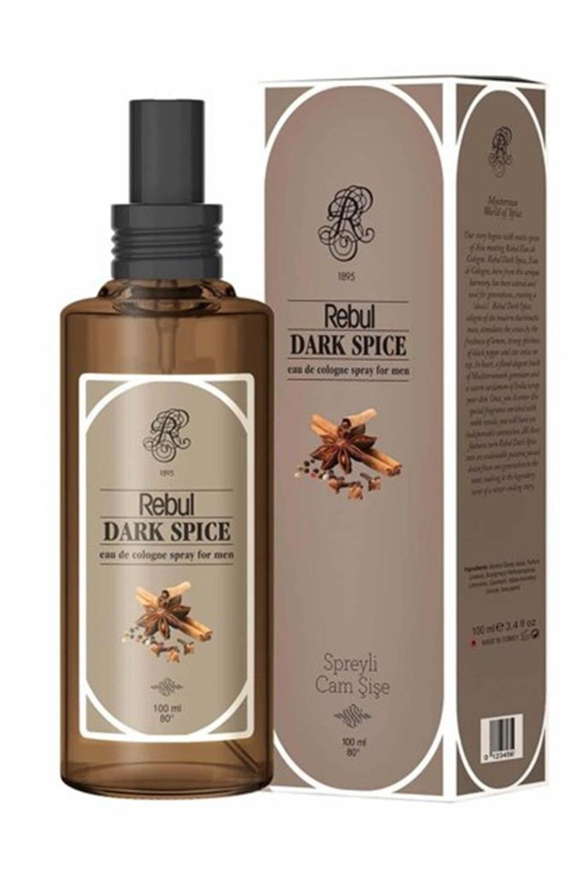 Rebul Dark Spice Sprey Kolonya 100 Ml