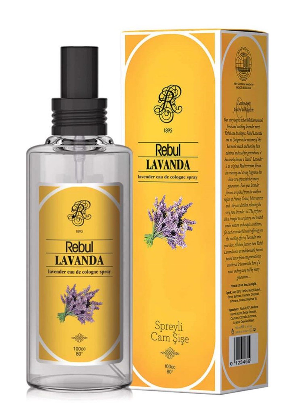 Rebul Lavanda Sprey Kolonya 100 Ml