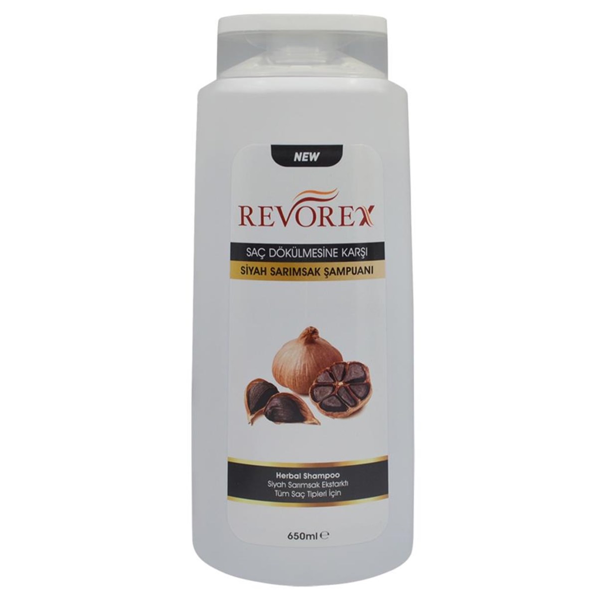 Revorex Siyah Sarımsak Özlü Tüm Saçlar İçin Şampuan 650 Ml