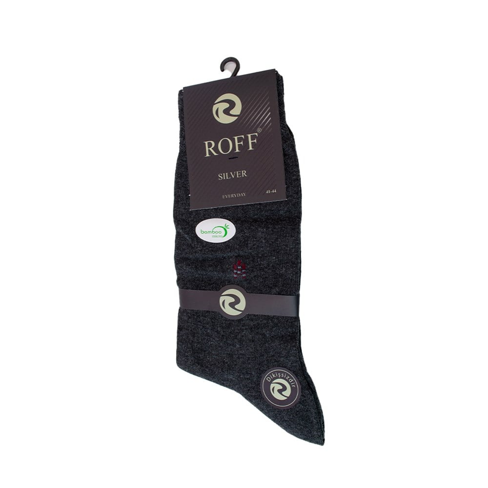 Roff Erkek Uzun Çorap Micro Bamboo Antrasit