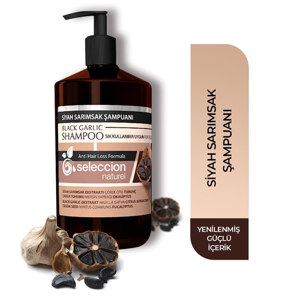 Seleccion Naturel 1000Ml Sampuan Sıyah Sarımsak