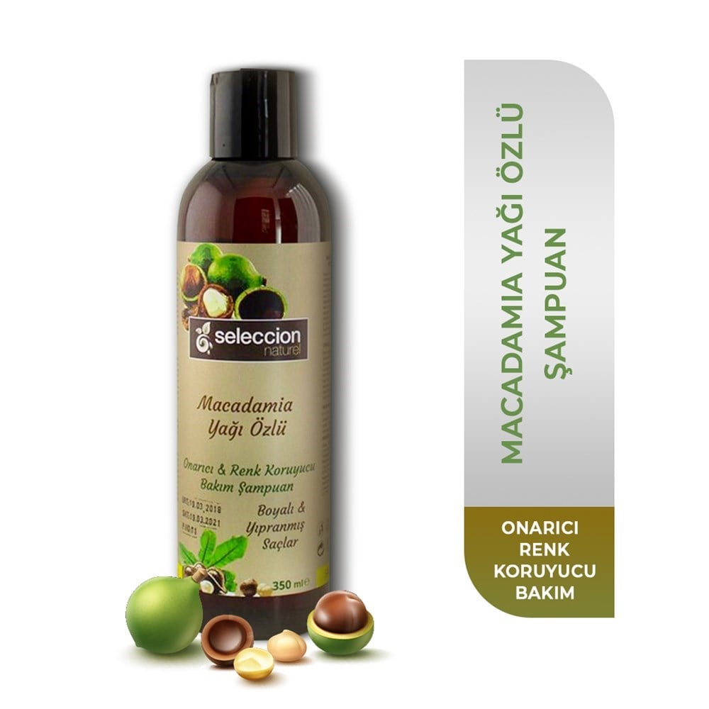 Seleccion Naturel 350Ml Sampuan Macadamıa