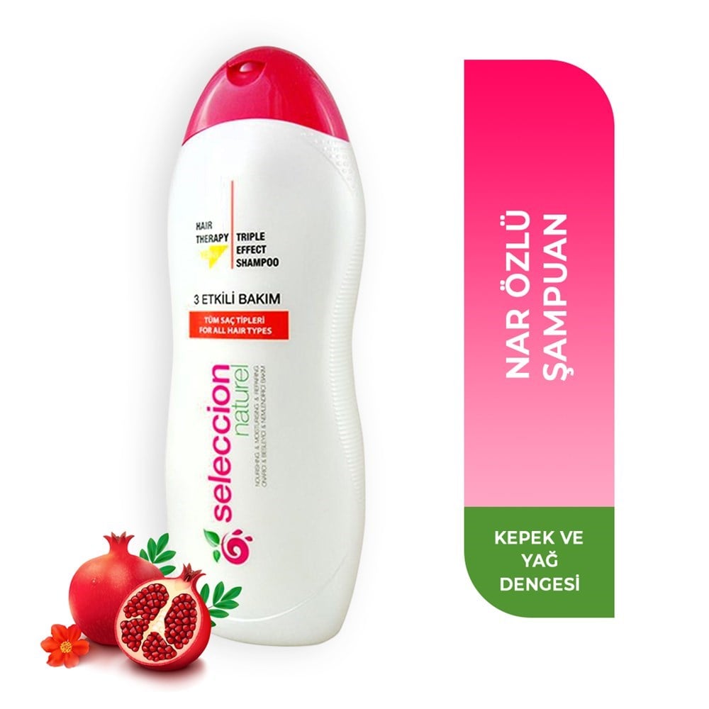 Seleccion Naturel 750Ml Sampuan Pomegranate Tum Saclar