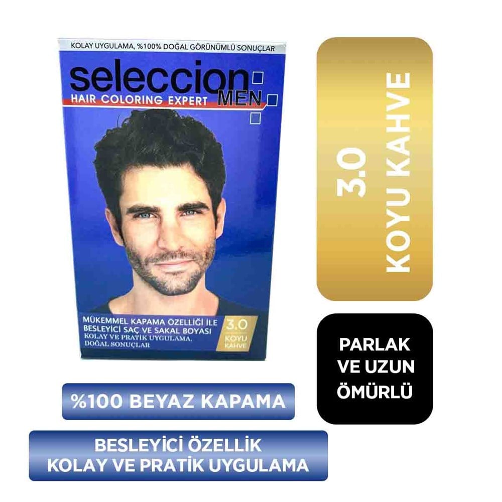 Seleccion Naturel Men Set Boya 3 Koyu Kahve