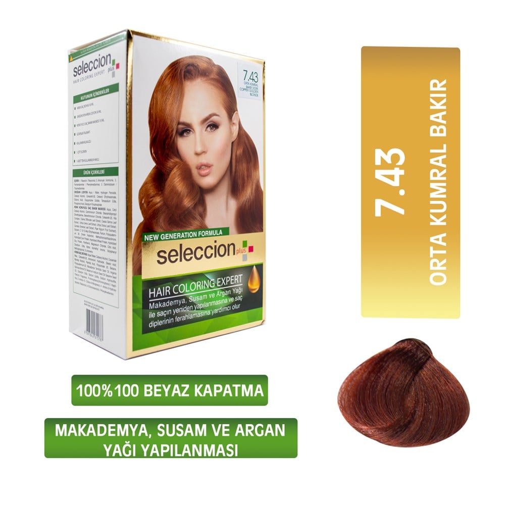 Seleccion Plus Set Boya 7.43 Orta Kumral Bakır Dore